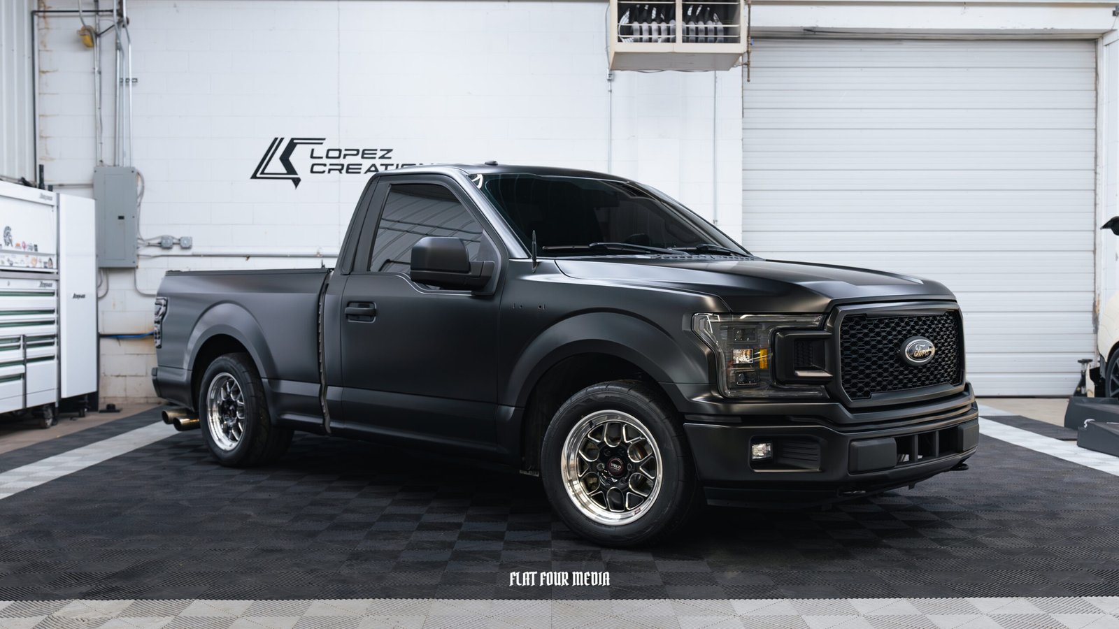 mate black vinyl wrap on ford f-150